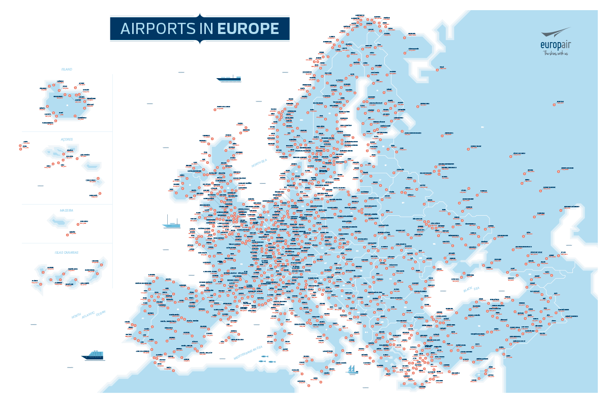 map europe illustration