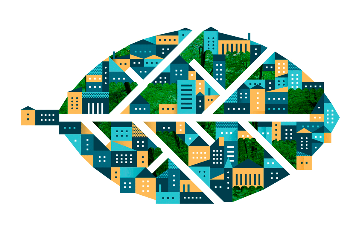 green city illustration